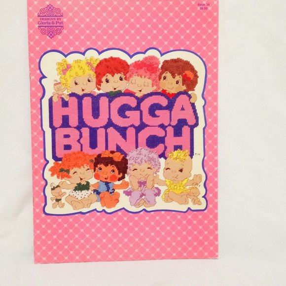 Hugga Bunch Cross Stitch Pattern Booklet 38 Designs Gloria & Pat 1985 Children - Picture 1 of 8